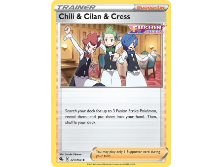 Chili & Cilan & Cress (Reverse Holo)