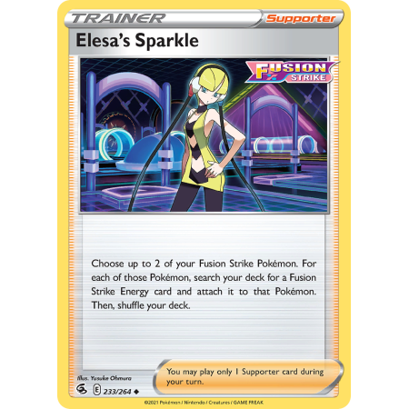 Elesa's Sparkle (Reverse Holo)