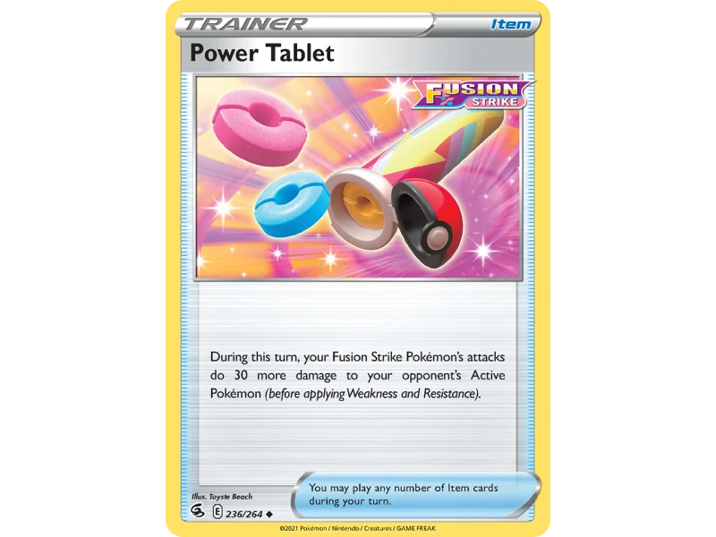 Power Tablet (Reverse Holo)