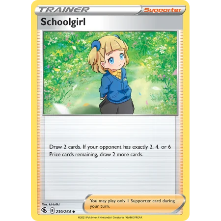 Schoolgirl (Reverse Holo)