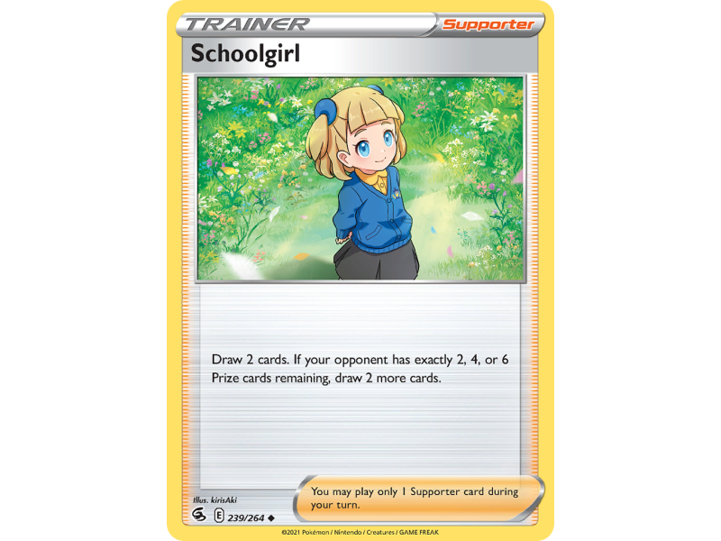 Schoolgirl (Reverse Holo)