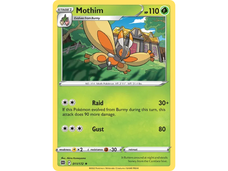 Mothim (Reverse Holo)
