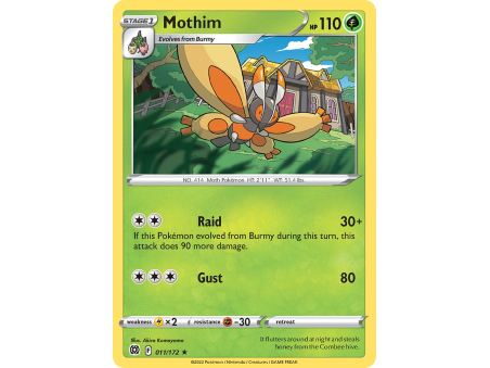 Mothim (Reverse Holo)