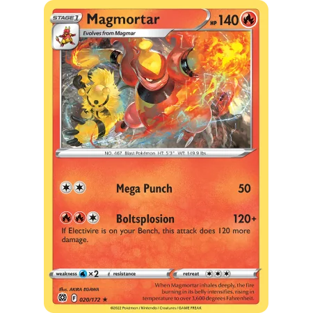 Magmortar (Reverse Holo)
