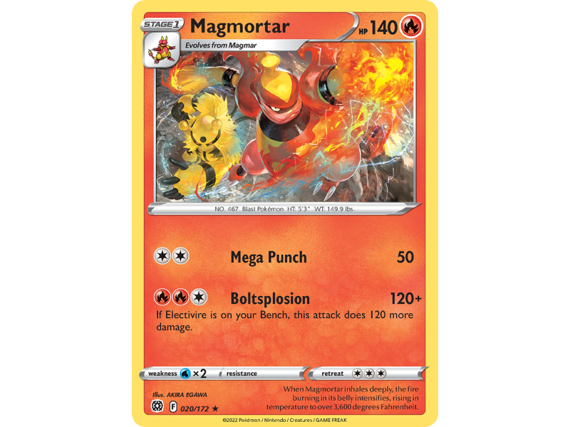Magmortar (Reverse Holo)