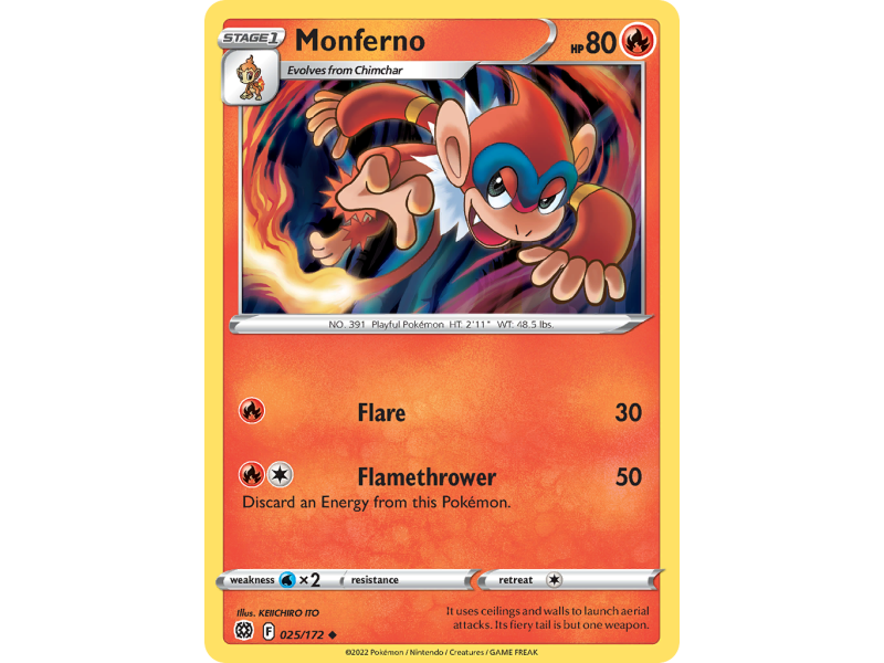 Monferno (Reverse Holo)