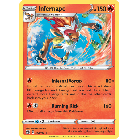 Infernape (Reverse Holo)