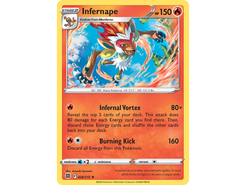 Infernape (Reverse Holo)