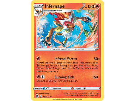Infernape (Reverse Holo)