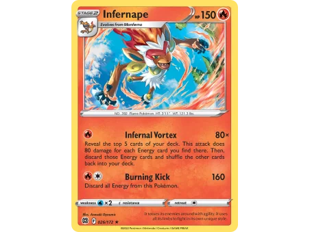 Infernape (Reverse Holo)