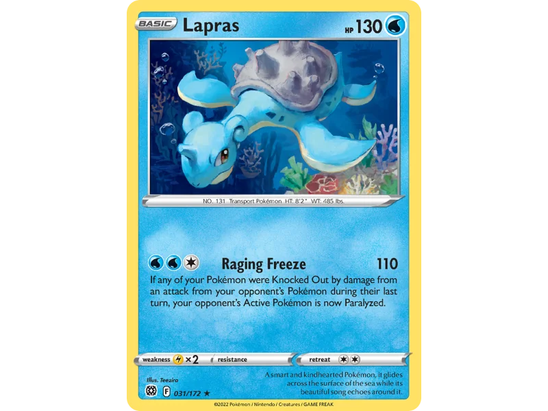 Lapras (Reverse Holo)