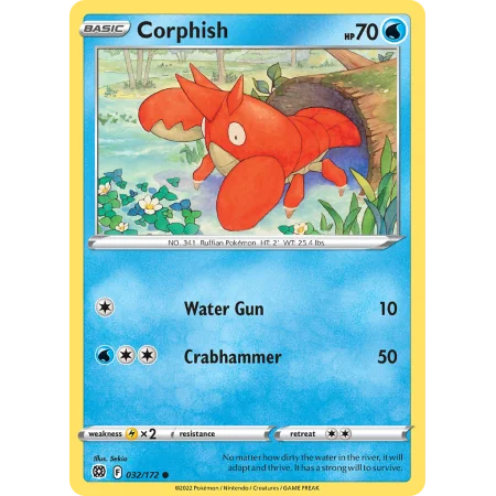 Corphish (Reverse Holo)