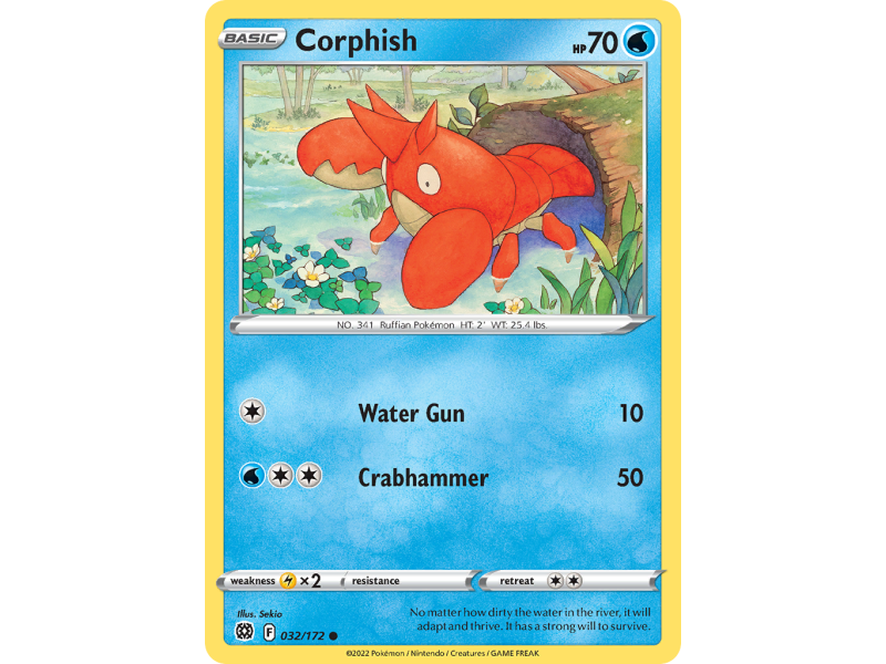 Corphish (Reverse Holo)