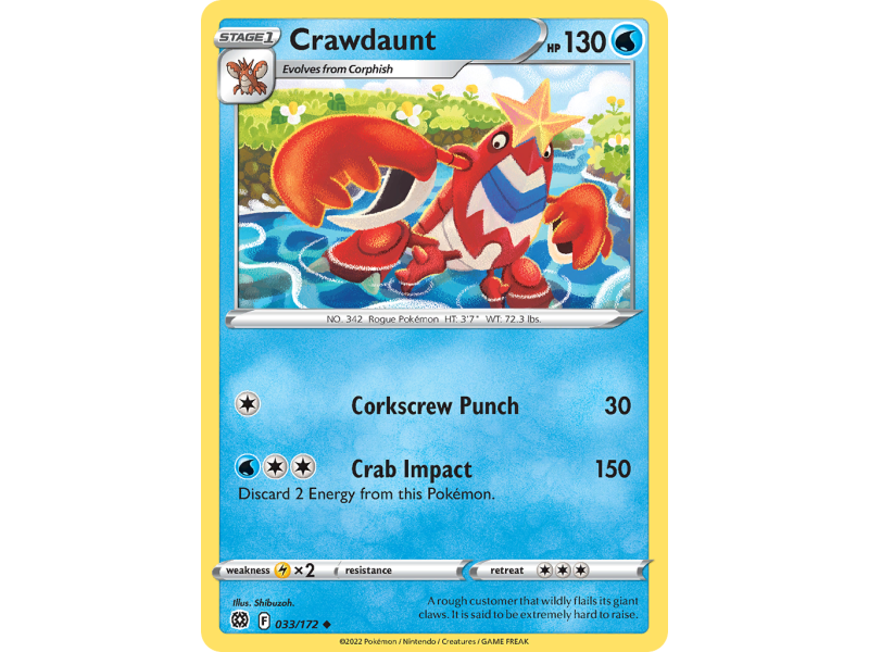 Crawdaunt (Reverse Holo)