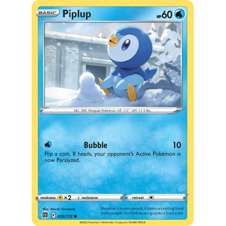 Piplup (Reverse Holo)