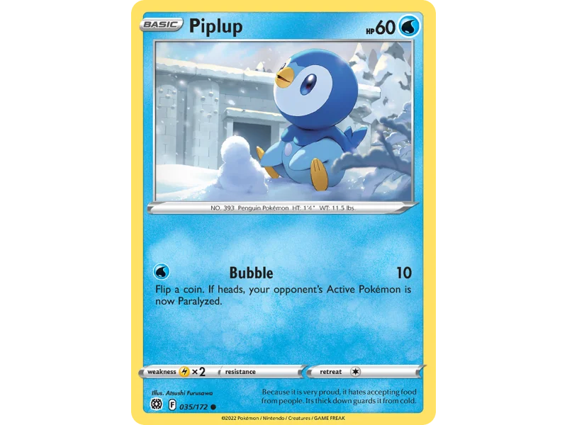 Piplup (Reverse Holo)