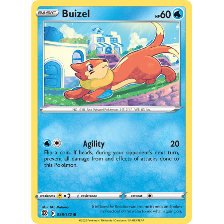Buizel (Reverse Holo)