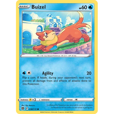 Buizel (Reverse Holo)