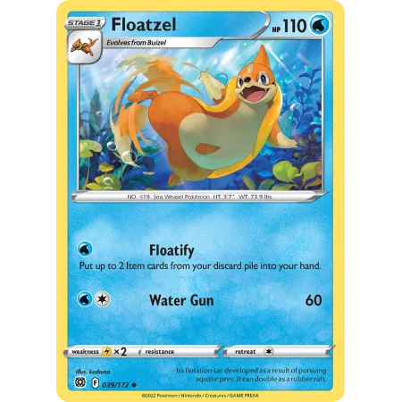 Floatzel (Reverse Holo)