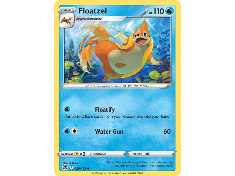 Floatzel (Reverse Holo)
