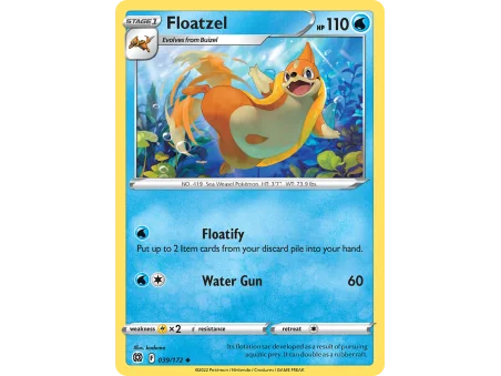 Floatzel (Reverse Holo)