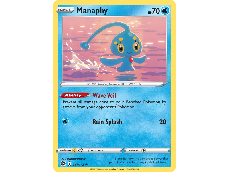 Manaphy (Reverse Holo)