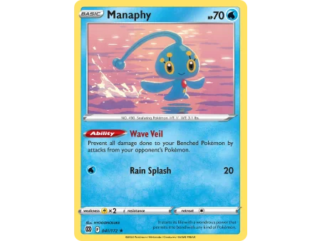 Manaphy (Reverse Holo)