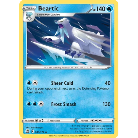 Beartic (Reverse Holo)