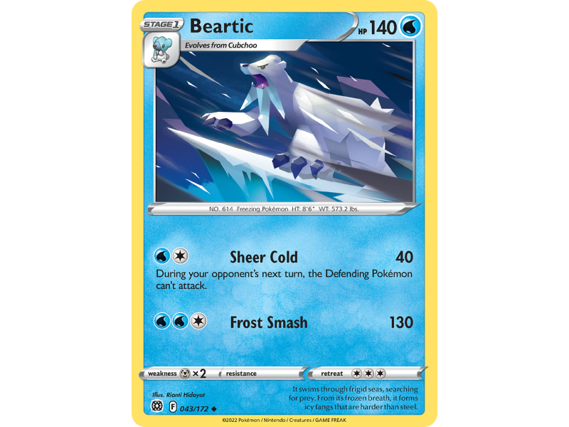 Beartic (Reverse Holo)