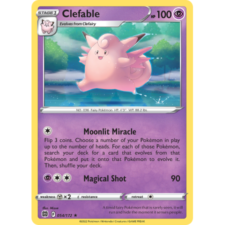 Clefable (Reverse Holo)
