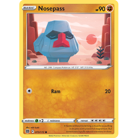 Nosepass (Reverse Holo)