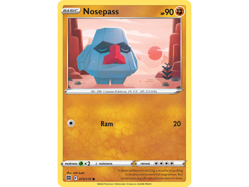 Nosepass (Reverse Holo)