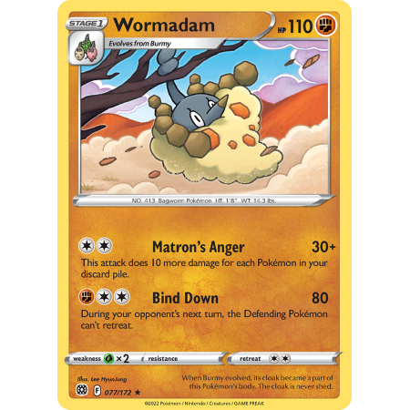 Wormadam (Reverse Holo)