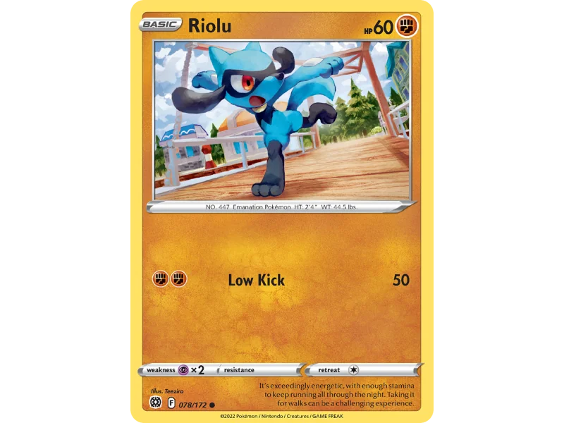 Riolu (Reverse Holo)