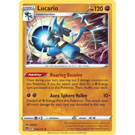 Lucario (Reverse Holo)