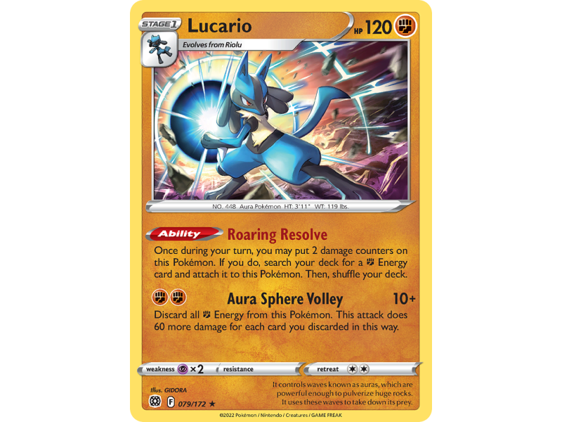 Lucario (Reverse Holo)