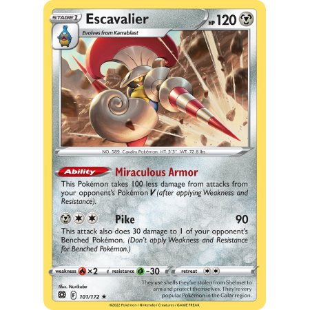 Escavalier (Reverse Holo)