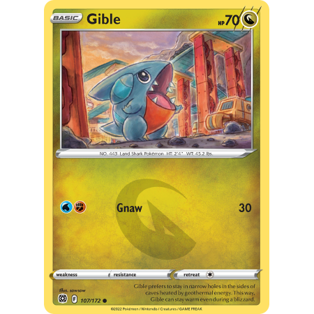 Gible (Reverse Holo)