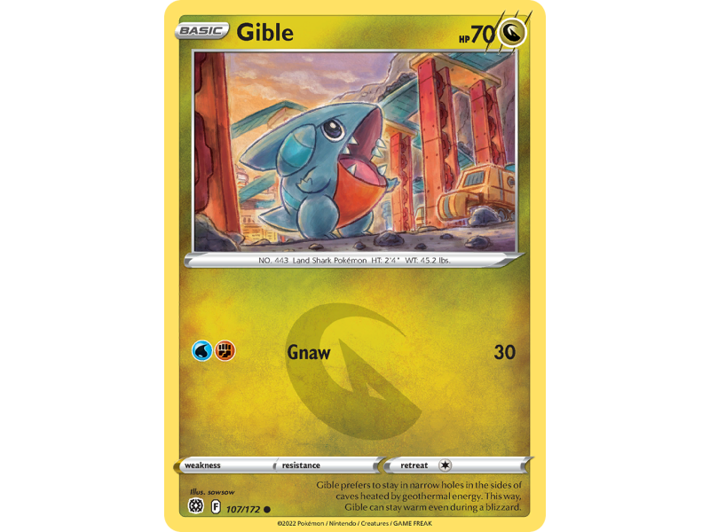 Gible (Reverse Holo)