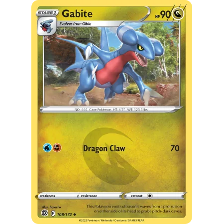Gabite (Reverse Holo)