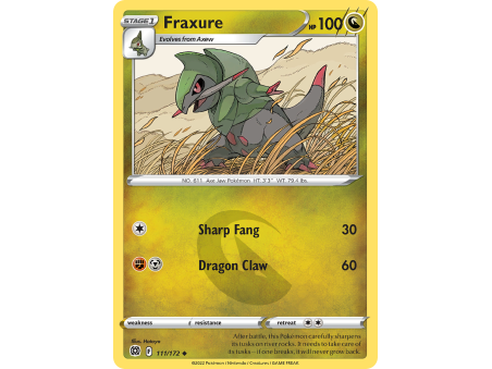 Fraxure (Reverse Holo)