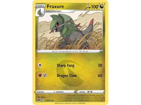 Fraxure (Reverse Holo)