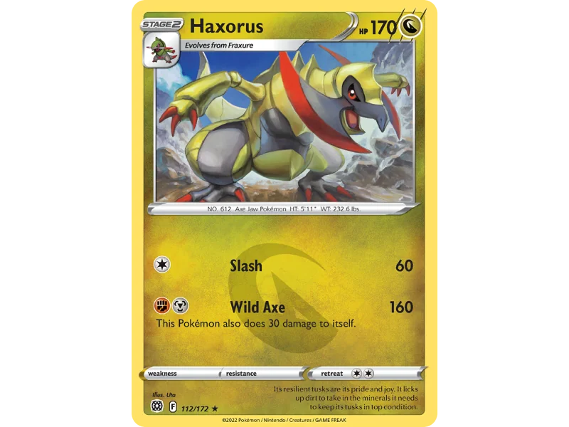 Haxorus (Reverse Holo)