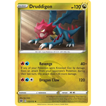 Druddigon (Reverse Holo)