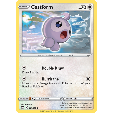 Castform (Reverse Holo)