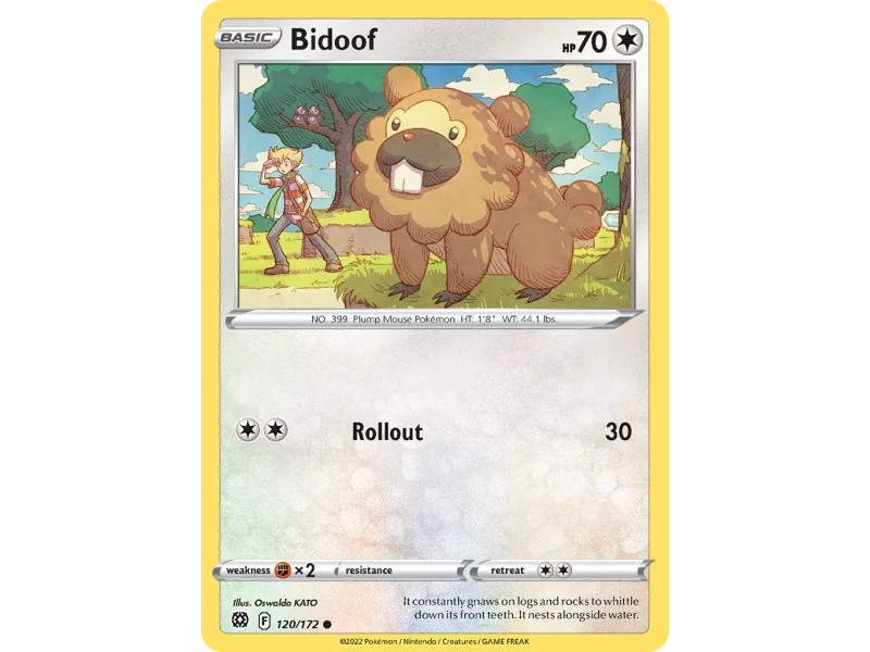 Bidoof (Reverse Holo)