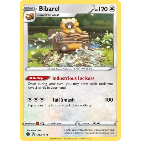 Bibarel (Reverse Holo)