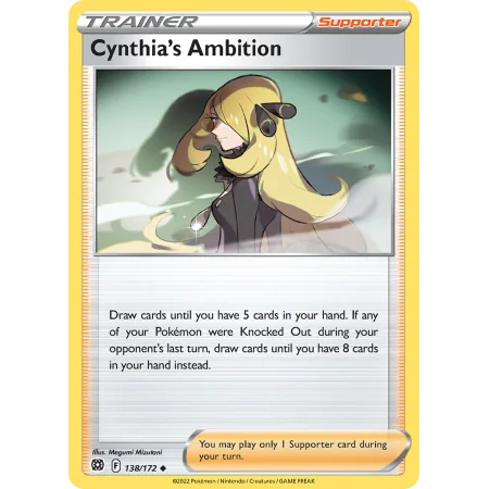 Cynthia's Ambition (Reverse Holo)