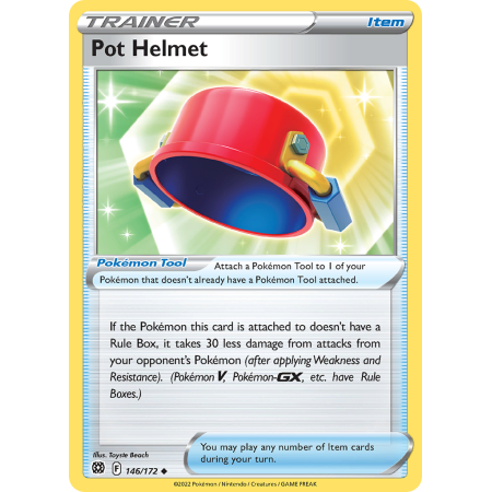 Pot Helmet (Reverse Holo)