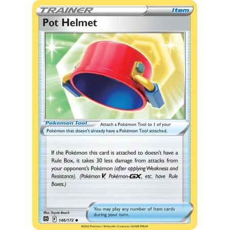 Pot Helmet (Reverse Holo)